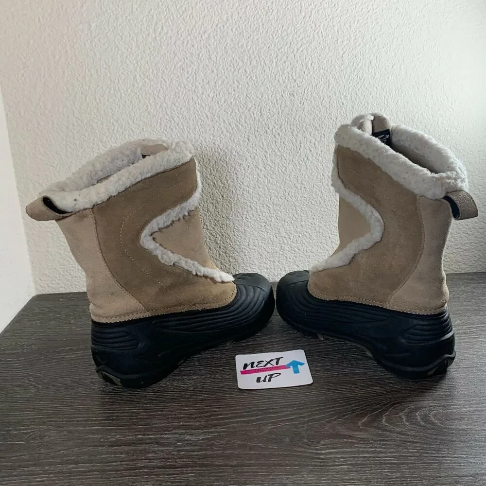 Unisex Little Kids sz 3-Columbia Zip Up Waterproof Insulated Winter Snow Boots
